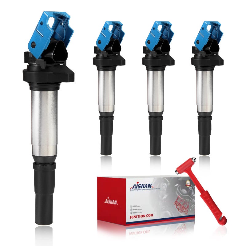 AISHAN Set of 4 Ignition Coil Pack Compatible with Mini Cooper Countryman Paceman L4 16L DOHC SOHC Replace UF5981213757501019005293 - Image 2