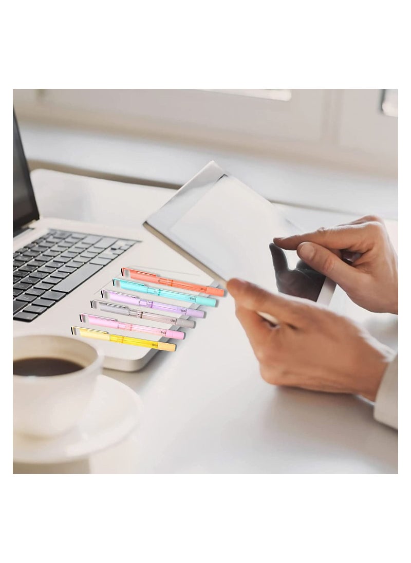Y&D Multifunction Gel Ink Pen, 12pcs 4-in-1 Cool Tech Tool Pens, Journal Planner Pens Cute Fun 0.5mm Fine Point for Writing Journaling Taking Notes School Office Home, Macaron Spray Pen  - Image 4