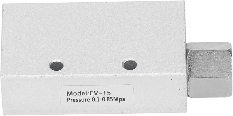 Vacuum Generator, Leak, Corrosions Resistant Aluminum, High Flows Capacity, Explosion Proof, Pressure Resistant, for Industrial Pneumatic Systems (EV-15) - Image 1