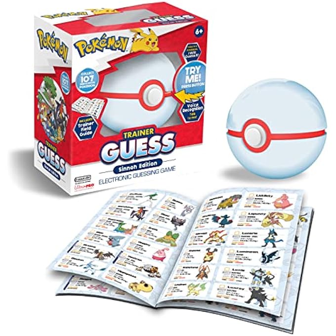 Ultra Pro Pokemon Trainer Guess Sinnoh Edition Toy I Will Guess It! Electronic Voice Recognition Guessing Brain Games Pokemon Games Go Digital Travel Board Games PokÃ©mon Games Pokemon Game Pokemon Board Game - Image 5