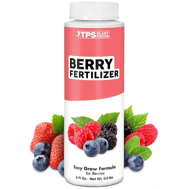 TPS NUTRIENTS Berry Fertilizer, Complete Liquid Strawberry and Blueberry Plant Food, Great for All Berries, 8 oz (250mL) - Image 1