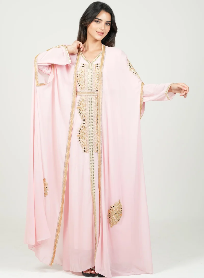 AL BENT AL SHARQIEH embroidered kaftan dress jalabia