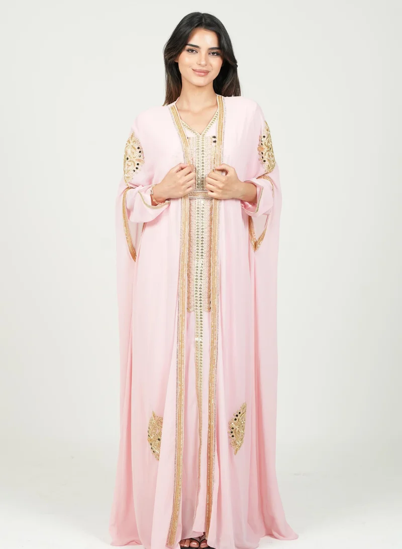 AL BENT AL SHARQIEH embroidered kaftan dress jalabia