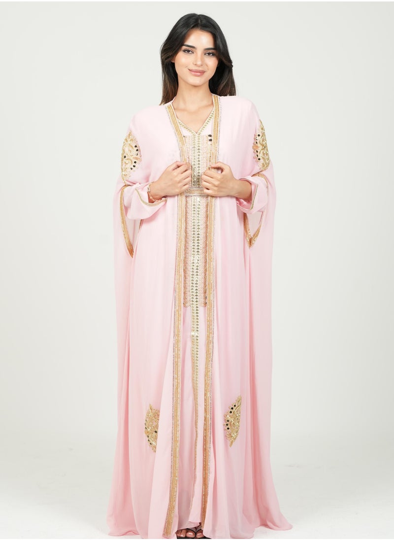 AL BENT AL SHARQIEH women kaftan dress jalabia  - Image 2