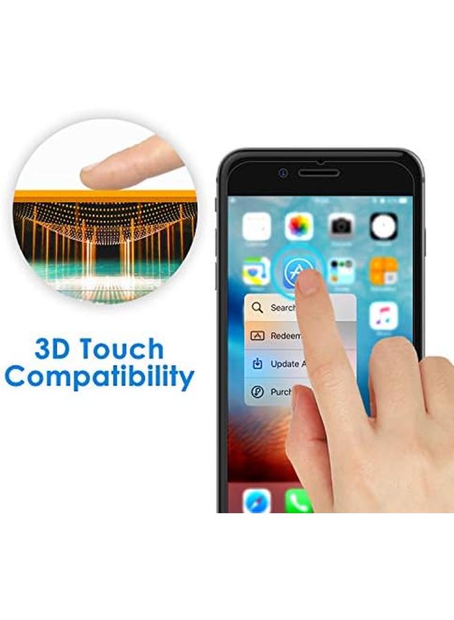 جي تيك واقي شاشة الخصوصية لهاتف آيفون 8 بلس وآيفون 7 بلس من الزجاج المقوى المضاد للتجسس، عبوتان - Image 4