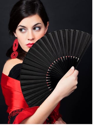 FANS Black Silk Fabric Folding Hand Held Fan with a Pouch Bamboo Ribs Chinese Vintage Handheld Girls Women Wedding Party Favour Gift (Simple Black) - pzsku/Z93FE894C212ED745A850Z/45/_/1709631187/44e6e605-e54e-44d1-a936-fc54249d9944