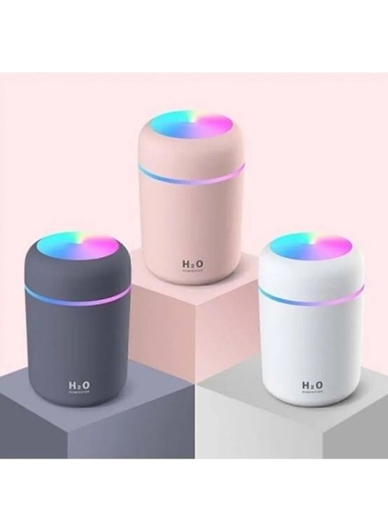 Yılsan - H2O Humidifier 300 ml Ultrasonic Air Humidifier Steamer and Aroma Diffuser H2O - Image 1
