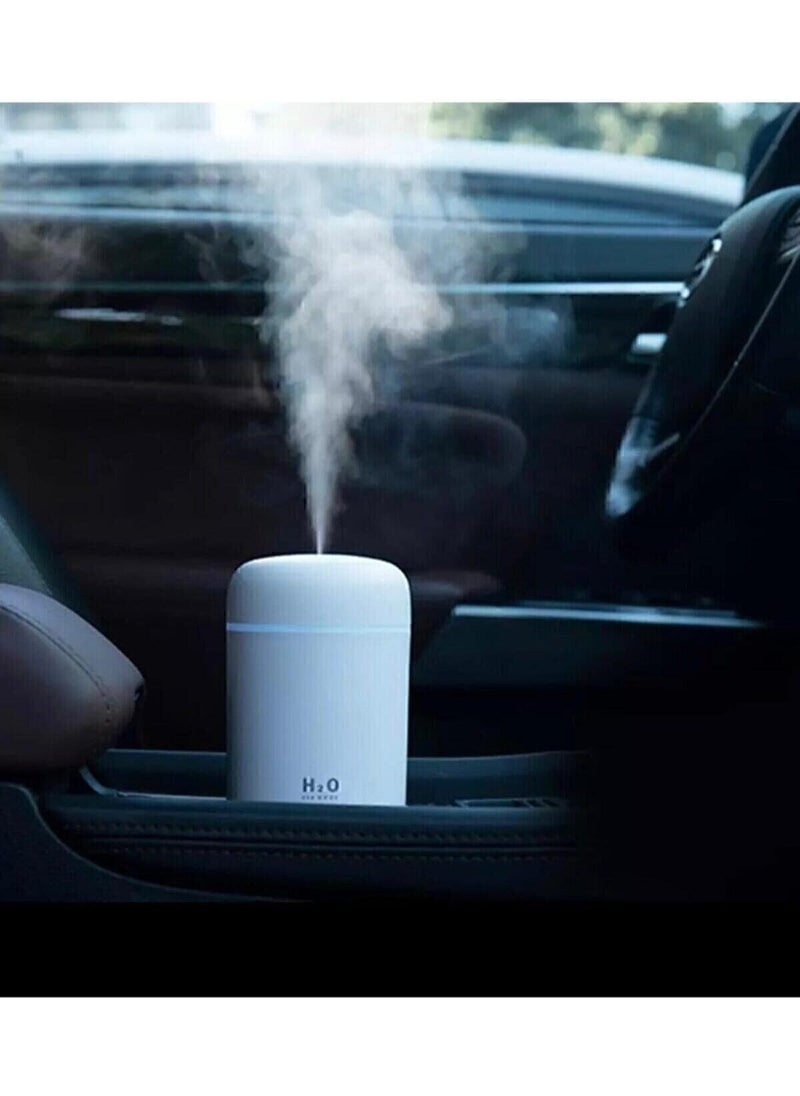 Yılsan - H2O Humidifier 300 ml Ultrasonic Air Humidifier Steamer and Aroma Diffuser H2O - Image 1