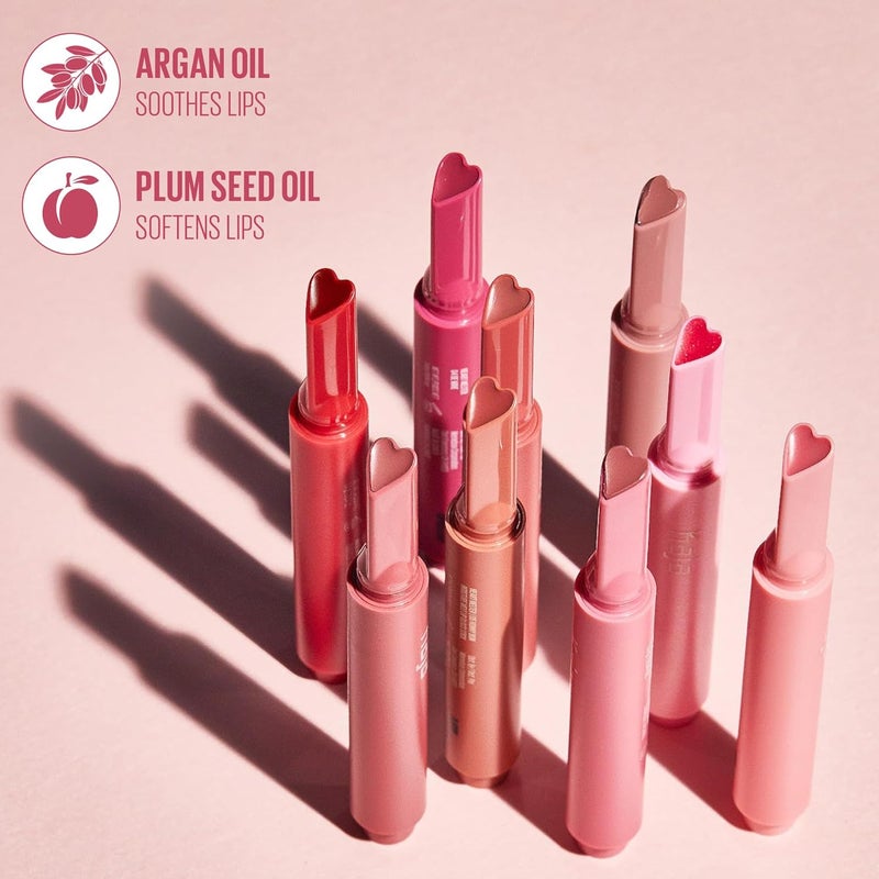 KAJA Heart Melter Lip Gloss – Hunny Bun - High-Shine Mauve Gloss Stick with Moisturizing Oils, Lightweight Non-Sticky Vegan K-Beauty Lip Color,0.04 Oz - Image 4