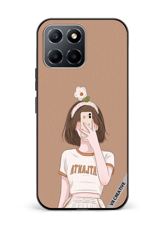 VR CREATIVE Protective Case Cover For Honor X6 Flower On Head Design Multicolour - Image 1