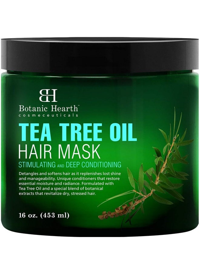 Botanic Hearth Botanic Hearth Tea Tree Hair Mask & Deep Conditioner, Moisturizes & Protects Hair & Scalp - with Soy Protein, Vitamin E, Collagen, Keratin & Coconut Oil - 16 oz (Packaging May Vary)  - Image 1