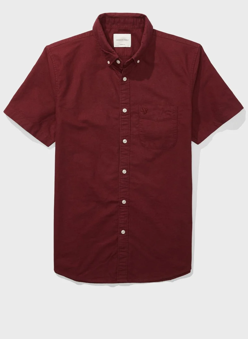 American Eagle Button Down Regular Fit Shirt