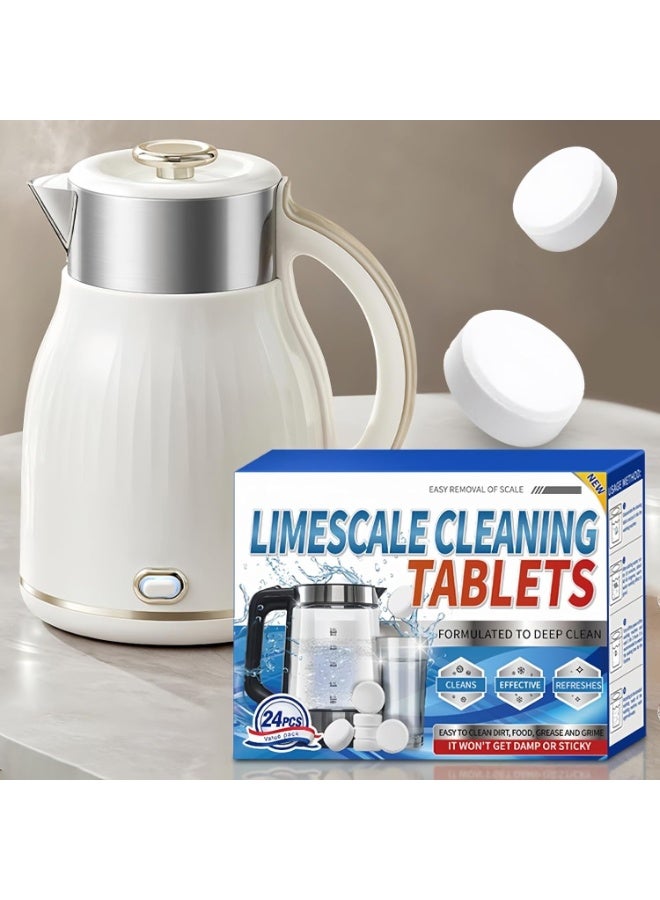 10pcs Descaling Tablets for Kettle and Coffee Machine – Effervescent Limescale Remover for Water Bottles and Cups, Odorless Cleaning Tablets for Stainless Steel and Glass, Powerful Mineral Deposit Cleaner, Easy and Safe Use - Image 4