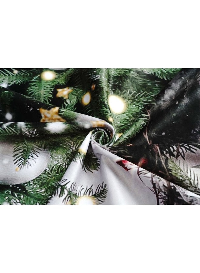Kate 7×5ft Bokeh Bohemia Christmas Tree Photo Backdrop White Fireplace Brick Wall Xmas Photography Background for Christmas Studio Props - Image 5