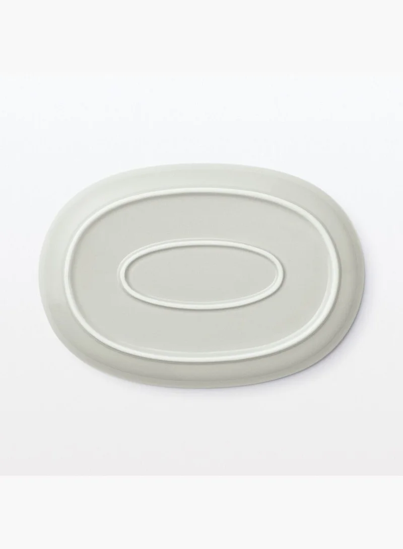 MUJI Everyday Tableware Oval Plate S