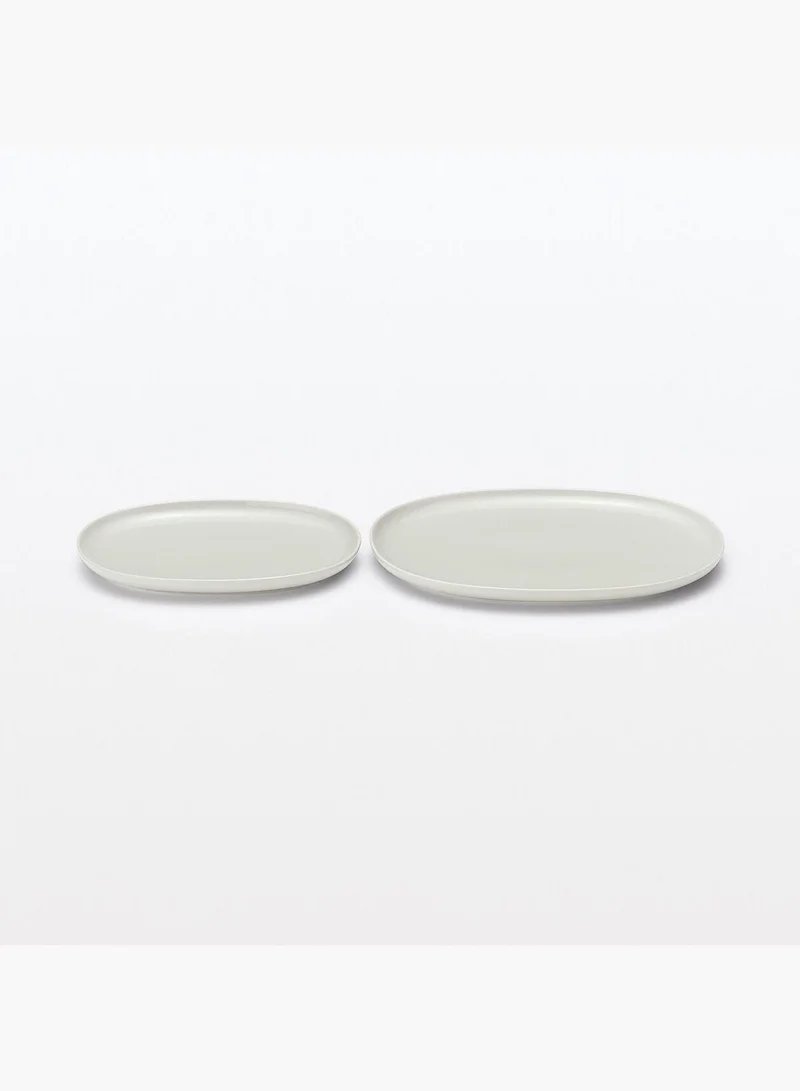 MUJI Everyday Tableware Oval Plate S