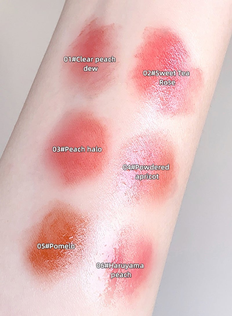 Gege bear Glossy Lipstick Hydrating Lip Gloss Stick High Shine Non Sticky Long Lasting Tinted Lip Balm Glass Lip Effect for Women Daily Makeup 05 Pomelo - Image 2