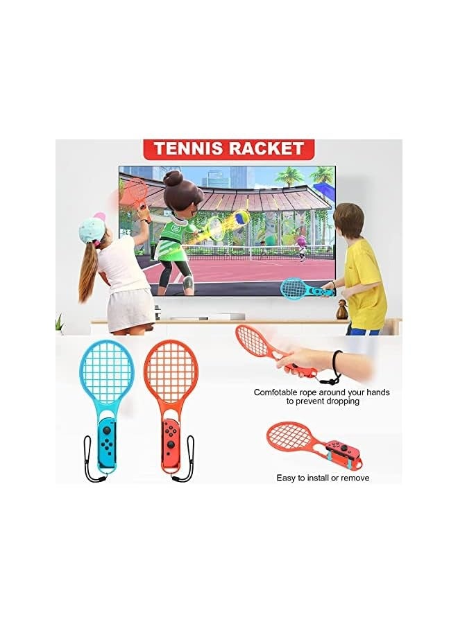 PROMASS Switch Sports Accessories Bundle Set,18 in 1 Family Party Pack Game Accessories Kit for Nintendo Switch/Switch OLED, for Mario Golf Super Rush The Legend of Zelda Mario Tennis Ace - Image 2