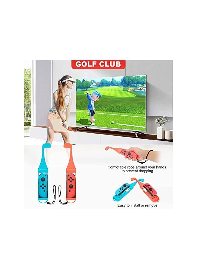 PROMASS Switch Sports Accessories Bundle Set,18 in 1 Family Party Pack Game Accessories Kit for Nintendo Switch/Switch OLED, for Mario Golf Super Rush The Legend of Zelda Mario Tennis Ace - Image 4