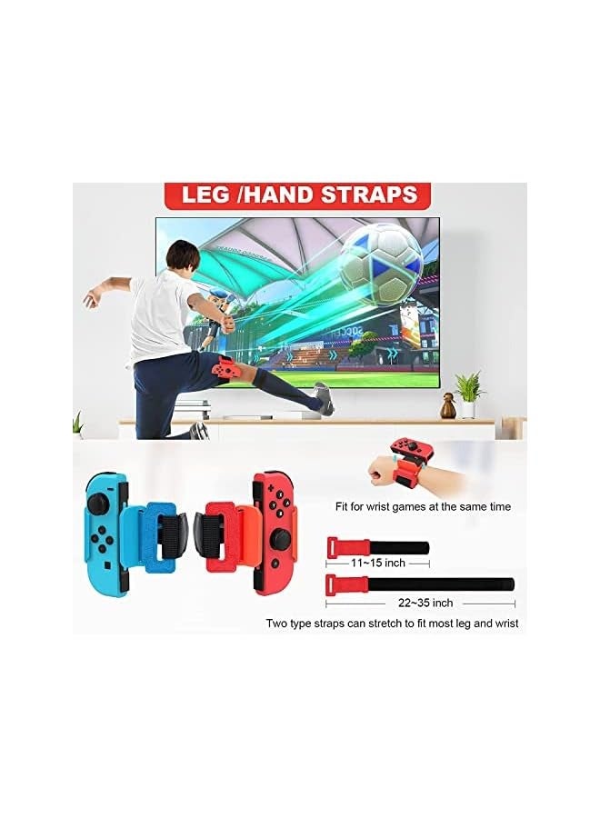PROMASS Switch Sports Accessories Bundle Set,18 in 1 Family Party Pack Game Accessories Kit for Nintendo Switch/Switch OLED, for Mario Golf Super Rush The Legend of Zelda Mario Tennis Ace - Image 5