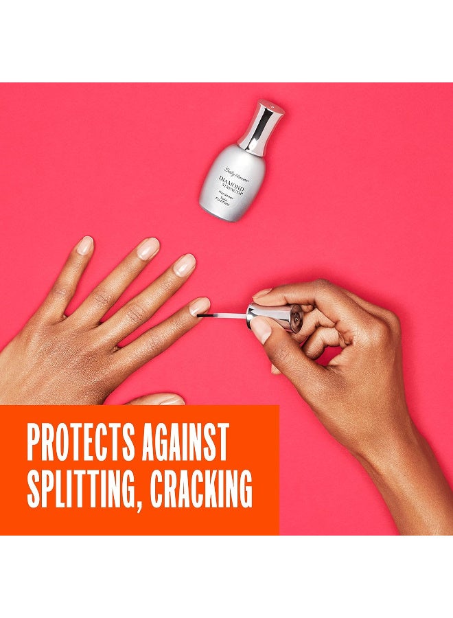 Sally Hansen Diamond Strength Nail Hardener, 13.3ml, Matte Top Coat - Image 4