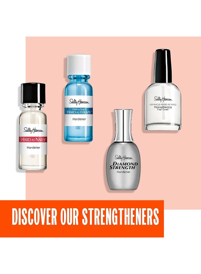 Sally Hansen Diamond Strength Nail Hardener, 13.3ml, Matte Top Coat - Image 2