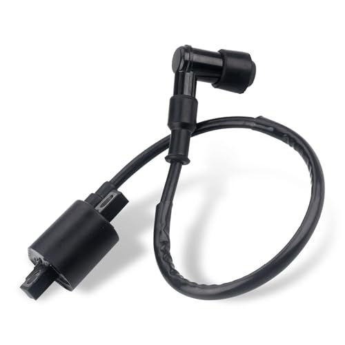 Merdege Ignition Coil for 50cc250cc ATV Dirt Bikes Scooters HighVoltage Package for OffRoad Performance Compatible with CG125150250CC Black - Image 1