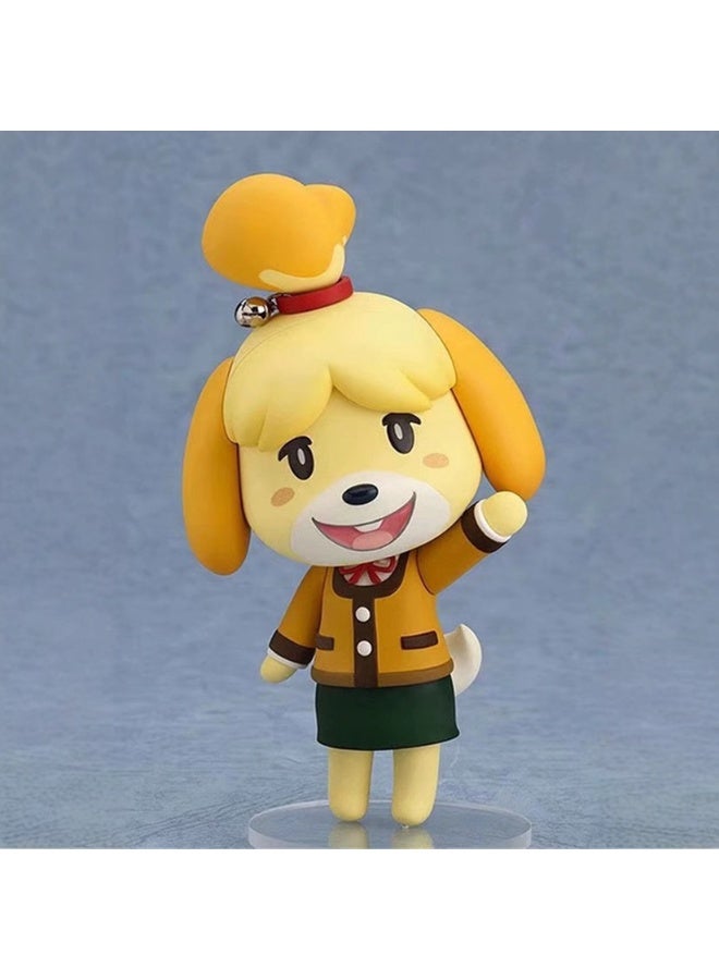 عام الحيوان معبر إيزابيل المنقولة استبدال الوجه دمية نموذج الديكور سطح المكتب الديكور لعبة هدية للعائلة والأصدقاء - Image 3