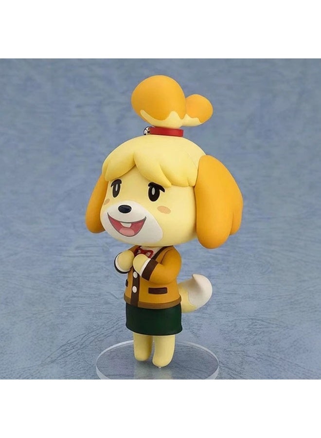 عام الحيوان معبر إيزابيل المنقولة استبدال الوجه دمية نموذج الديكور سطح المكتب الديكور لعبة هدية للعائلة والأصدقاء - Image 4