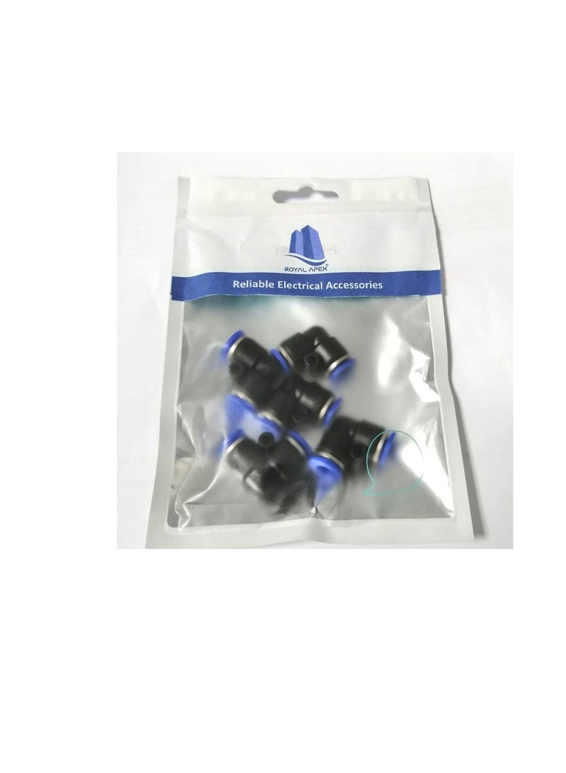 PU Pipe & Fittings Polyurethane | Pneumatic Pipe Push in to Connect Fittings (Elbow - Pack of 5, 10mm) - Image 1