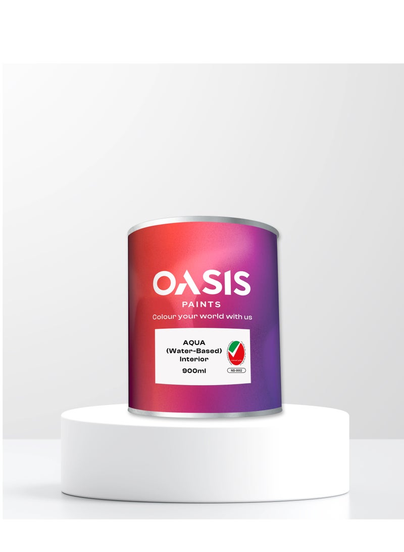  اويسس اصباغ دهان داخلي أواسيز أكوا (معتمد على الماء) 3.6 لتر – مقاوم للرطوبة، لمعة متوسطة، مثالي للمطابخ والحمامات - Image 1