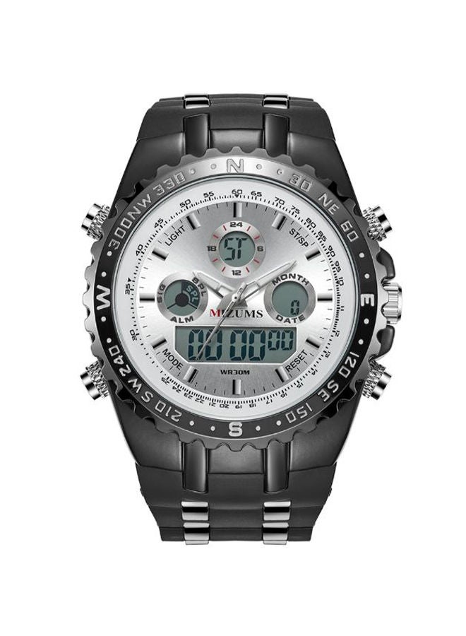 NIBEMINENT Men's Casual Waterproof Analog Digital Wrist Watch J4382W-KM - Image 1