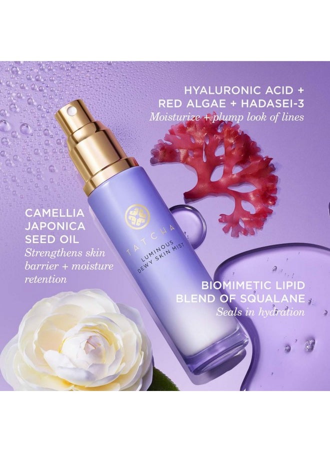 TATCHA - Luminous Dewy Skin Mist | 2-In-1 Hydrator & Finishing Spray With Hyaluronic Acid For A Dewy Glow | 1.35 Oz - Image 1