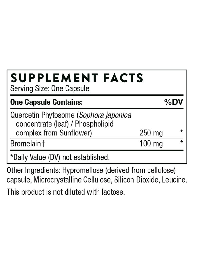 Thorne Quercetin Complex - Nutritional Support for Seasonal Allergies - Dietary Supplements 60 Capsules  - Image 2