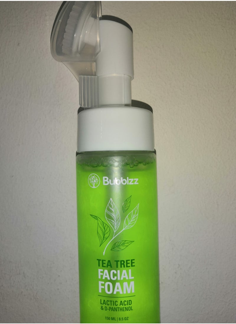 Bubblzz Bubblzz Tea Tree Facial Foam Lactic Acid & D-Panthenol  -150ml 