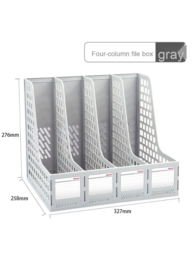 Deli Thickened Plastic Document Frame - Vertical Storage Solution