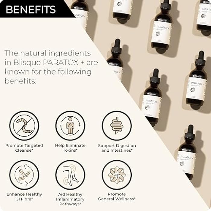 Blisque – Extrem Natural para Targeted Cleanse Support Supplement | with Black Walnut Hulls | 2 Ounces | 59 Servings - Image 2