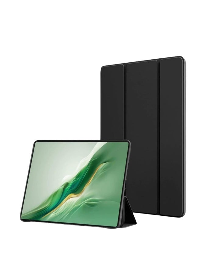 عام غطاء لوحي متوافق مع هونور ماجيك باد 3 13.3 بوصة 2025: يدعم وظيفة النوم/الاستيقاظ الذكية، غطاء سيليكوني ثلاثي الطيات ناعم مقاوم للصدمات. - Image 1