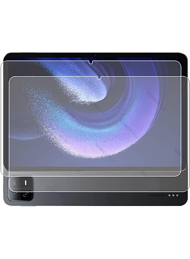 PROMASS Tempered Glass for Xiaomi Pad 6/ Mi Pad 6 Pro 2023 Screen Protectors [No Bubbles] [9H Hardness] [Scratch Resistant] Protector Film Tempered Glass Film For Xiaomi Pad 6/ Pad 6 Pro Transparent (2 Pack) - Image 1