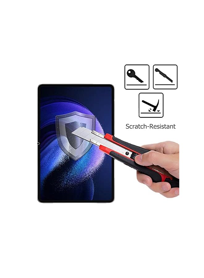 PROMASS Tempered Glass for Xiaomi Pad 6/ Mi Pad 6 Pro 2023 Screen Protectors [No Bubbles] [9H Hardness] [Scratch Resistant] Protector Film Tempered Glass Film For Xiaomi Pad 6/ Pad 6 Pro Transparent (2 Pack) - Image 3