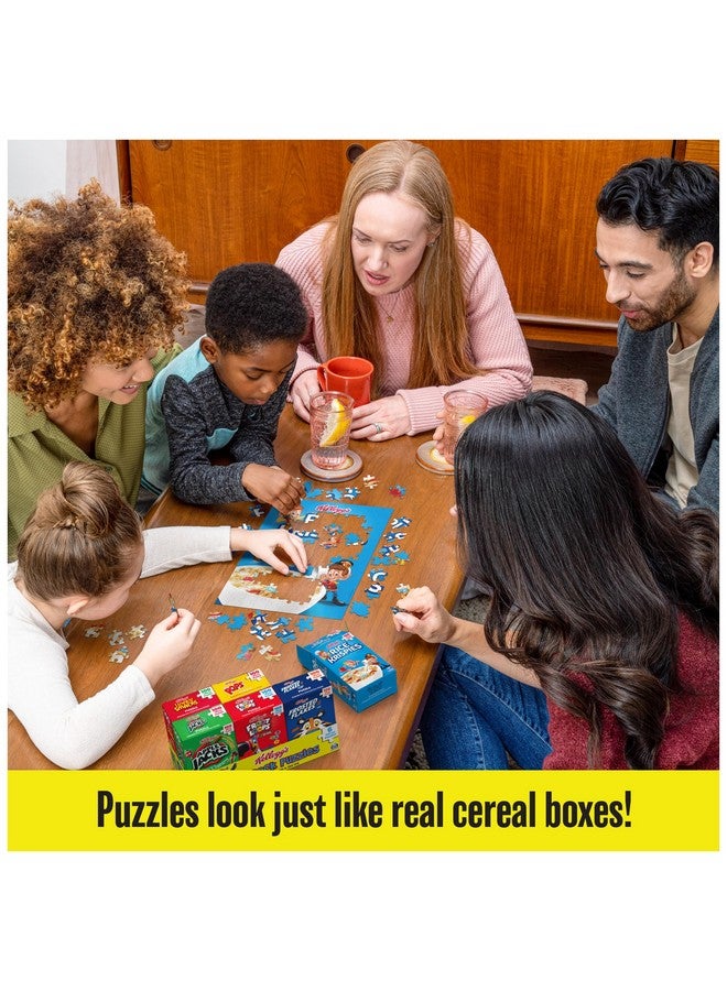 سبين ماستر جيمز ألعاب سبين ماستر، مجموعة ألغاز حبوب كيلوجز (100 قطعة، 6 قطع)، مجموعة هدايا ألغاز علب حبوب مربعة، تفاح جاك، حلقات فواكه، رقائق مجمدة، عسل سماكس، أرز مقرمش، للأعمار من 4 سنوات فما فوق - Image 5