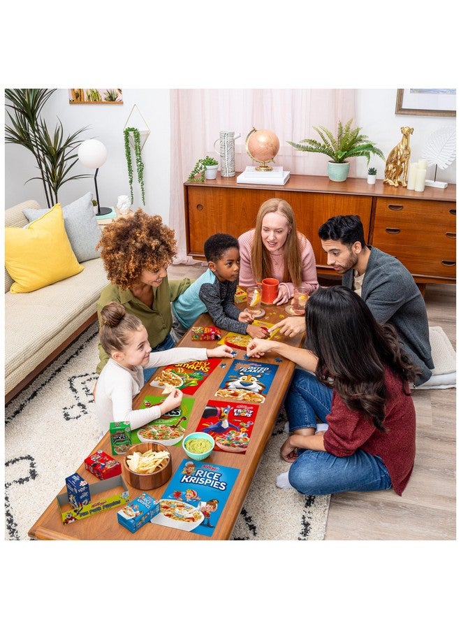 سبين ماستر جيمز ألعاب سبين ماستر، مجموعة ألغاز حبوب كيلوجز (100 قطعة، 6 قطع)، مجموعة هدايا ألغاز علب حبوب مربعة، تفاح جاك، حلقات فواكه، رقائق مجمدة، عسل سماكس، أرز مقرمش، للأعمار من 4 سنوات فما فوق - Image 3