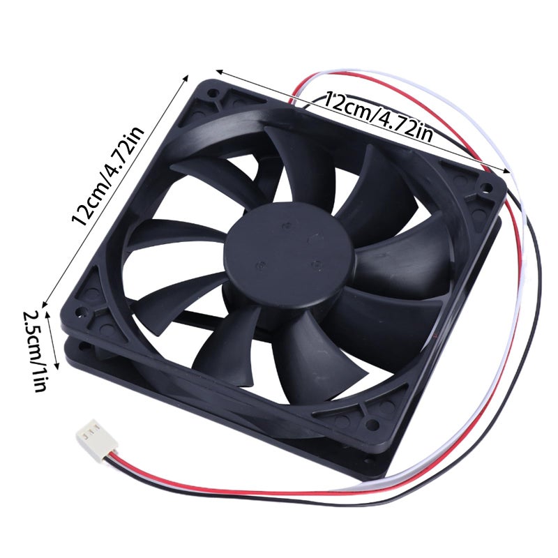 DC24V 0.38A 3 Pin Cooling Fan for Inverter Heat Dissipation Enhances Efficiency - Image 4