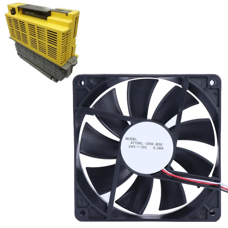 DC24V 0.38A 3 Pin Cooling Fan for Inverter Heat Dissipation Enhances Efficiency - Image 3