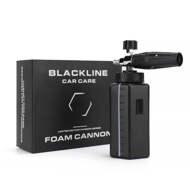 Blackline Foam Cannon for Pressure Washers (Wide Mouth), Durable Car Wash Foam Gun, Easy to Use & Adjust, Creates Thick Foam, 1L Bottle & Snow Foam Lance w/ 1/4" Quick Connect - Image 1
