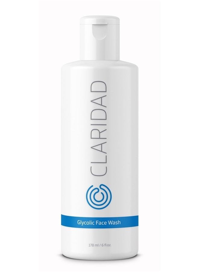 Claridad - 12% Glycolic Acid Exfoliating Face Wash | Medical Grade [Strong] Anti-Wrinkle Anti-Aging Anti-Acne Deep Clean Facial Cleanser, Fades Age Spots & Evens Tone | Claridad Skincare - Image 1