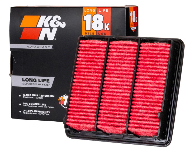 K&N KN Engine Air Filter Long Life 18000 Mile Replacement Filter KNA5120 - Image 2