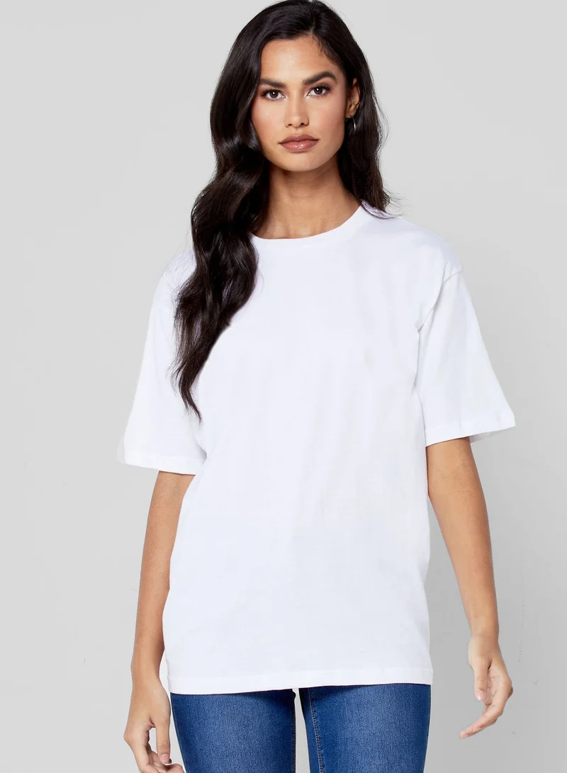 Ginger Basics 3 Pack Oversized Round Neck T-Shirt