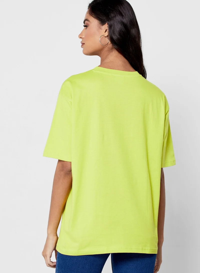 Ginger Basics 3 Pack Oversized Round Neck T-Shirt