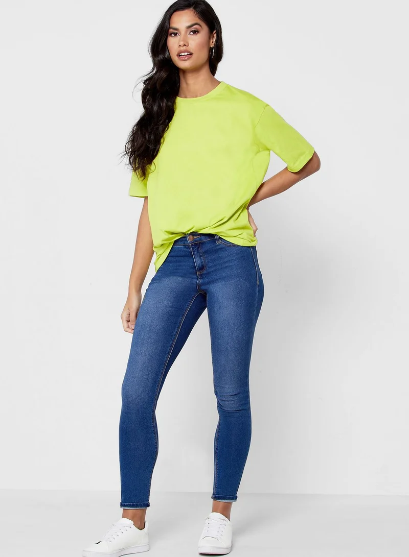 Ginger Basics 3 Pack Oversized Round Neck T-Shirt